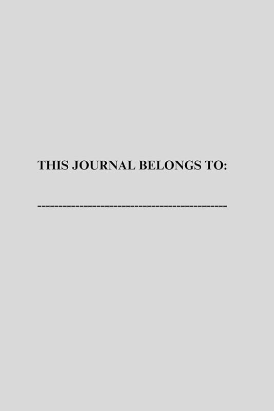 120 Page Lined Journal Refill (6x9): 120 Pages — Self help books refill for self help books