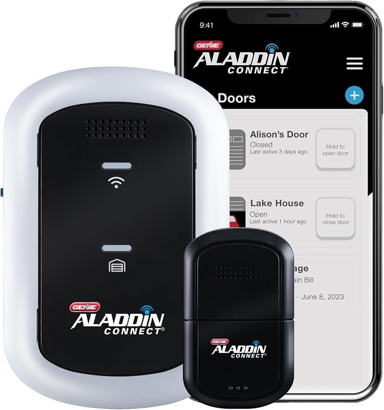 Aladdin Connect Smart Garage Door Controller, Single Door Kit ALKT2-R — Garage amazon for garage kit