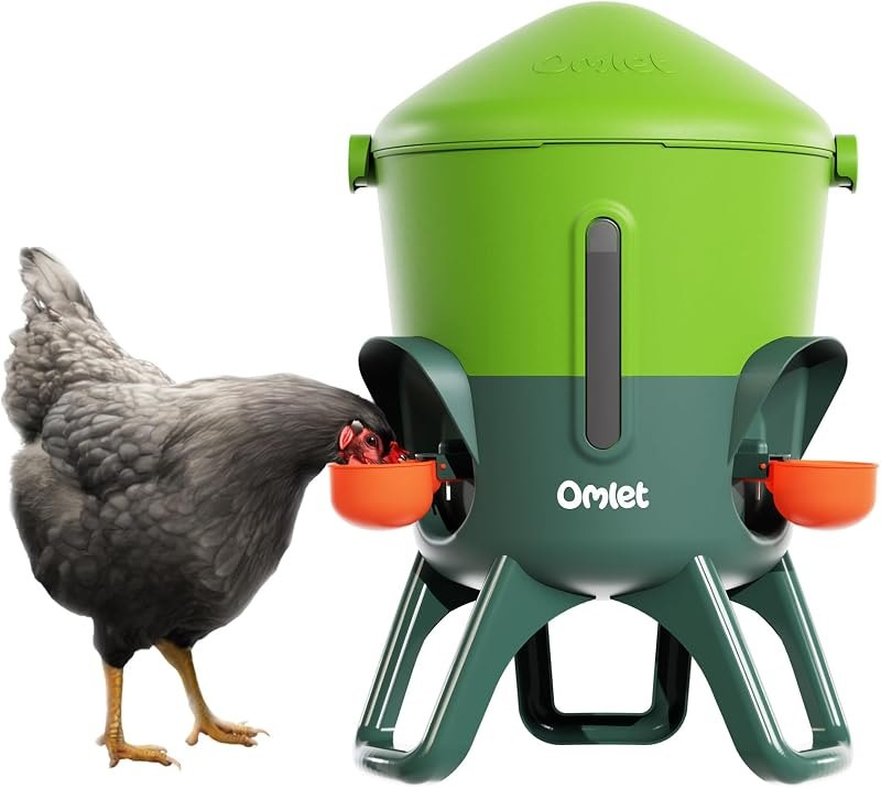 Omlet Insulated Chicken Waterer, 1.5 Gallon — chicken nipple waterer no leak for chicken nipple waterer durable heavy