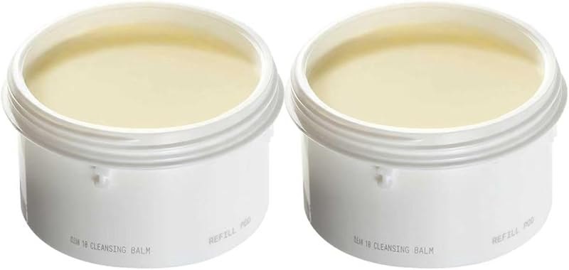 JUNO & Co. JADE Clean10 Cleansing Balm - Effortlessly Removes Makeup & SPF - 2.87oz Makeup Remover Balm Refill 2-Packs