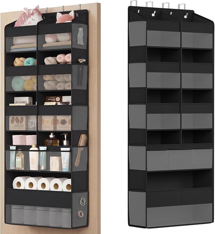 SONGMICS Over-the-Door Organizer, 5 Tier Extra Large of 9 Compartments — over the door organizer replacement for over