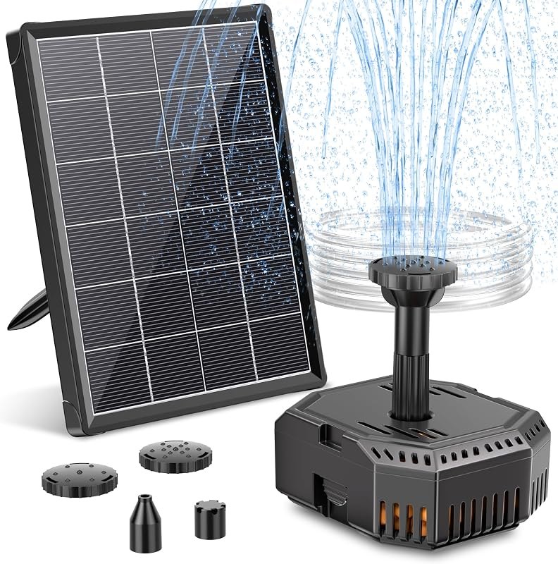 Biling 4W Solar Pond Filter and Fountain Pump Kit for Bird Bath — best-pond-filter for pond filter compact small