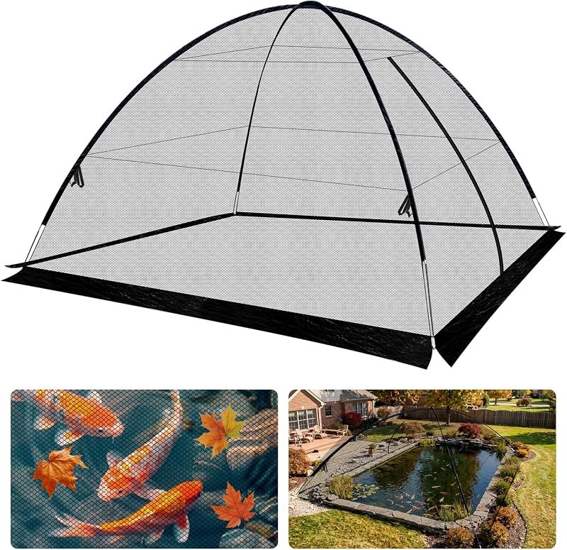 Bigmeta 13'x17' Pond Netting for Outdoor Koi Ponds