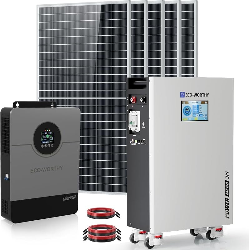 ECO WORTHY 10000W Output Complete Off-Grid Solar Panel Kit for Home — Off Grid heavy duty for off grid kit