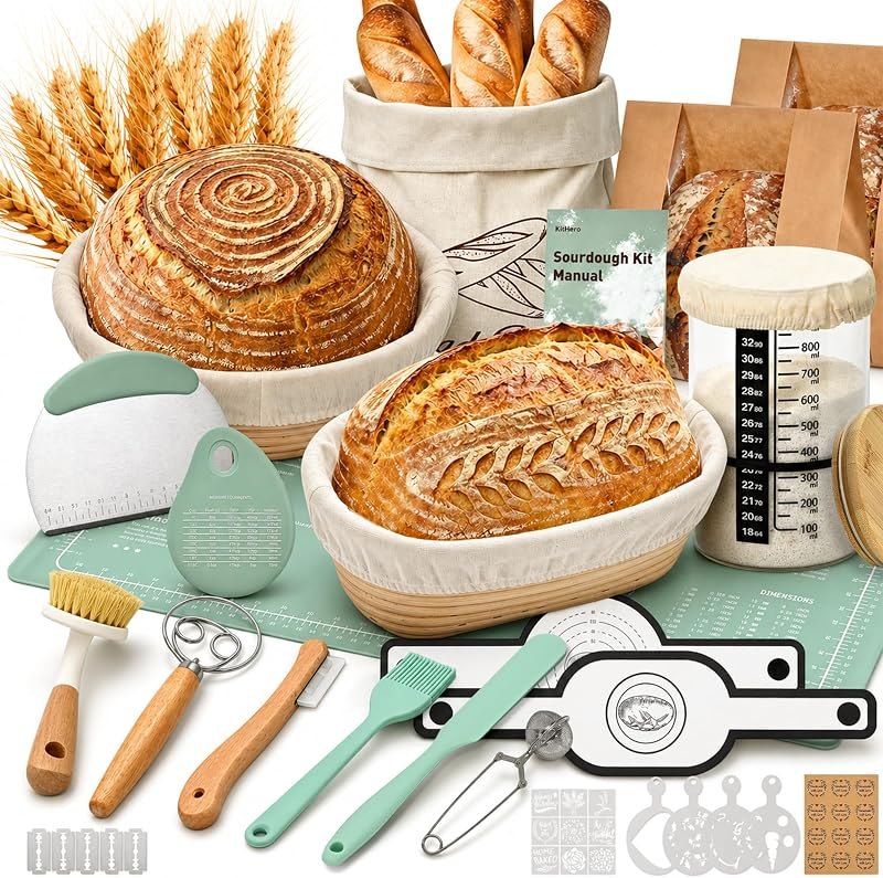 Sourdough Starter Kit — Mats, bannetons, and oven thermomete for mats bannetons oven thermometers