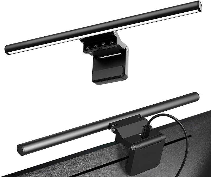 Monitor Light Bar 15.8", No-Glare Asymmetric Desk Screen Lamp — asymmetric for best monitor light bar