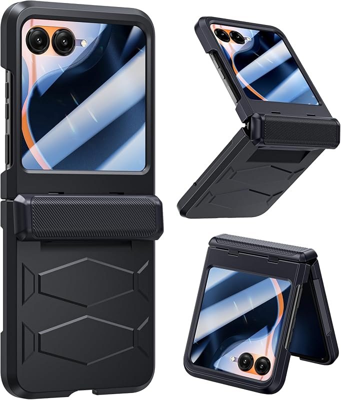 Armor case for Motorola Razr 2026: Full-Body Military Grade Protective Phone Case [Anti-Slip] Heavy Duty Cover with Screen Protector Wire...