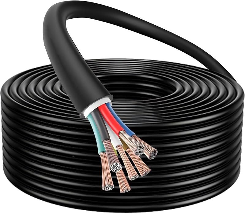 14Gauge 7 Way Trailer Wire Harness Kit for RV, Trailer, Truck, Boat — trailer-wiring-kit-amazon for trailer wiring kit