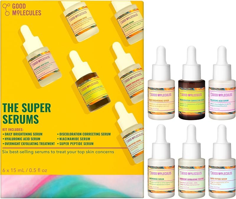 Good Molecules The Super Serums Discovery Set — niacinamide serum kit for niacinamide serum under 30 budget