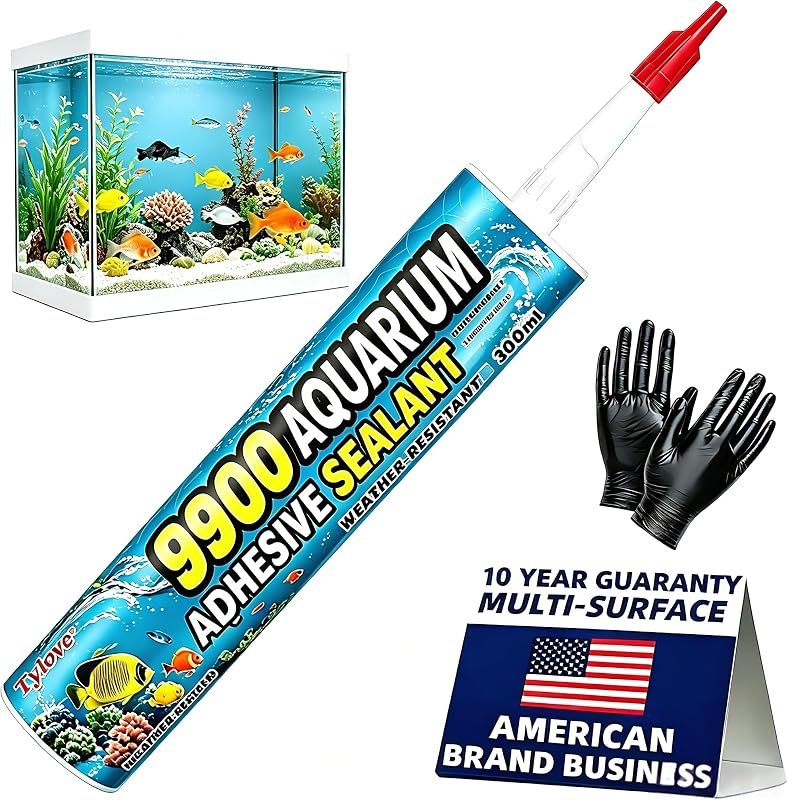 [Crystal Clear]9900 Aquarium Waterproof Sealant — pond-leak-sealer-pack for pond leak sealer