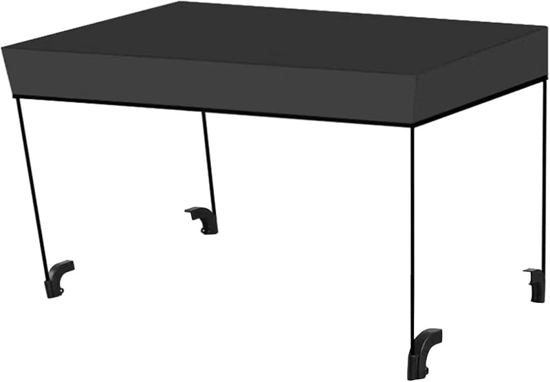 Awning Canopy for Wagon Attachment, Removable Sun Shade with Rods, Folding Trolley Cart Handcart Canopy Cover for
