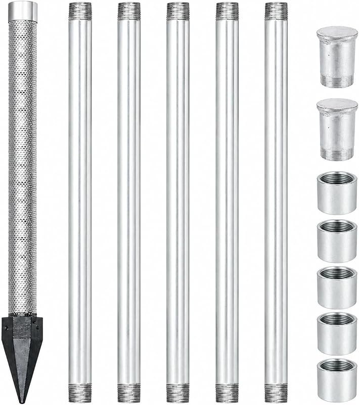 Stainless Steel Well Point 1-1/4 Kit, Heavy Duty Shallow Well Drilling Tool — Well Water heavy duty for well water kit