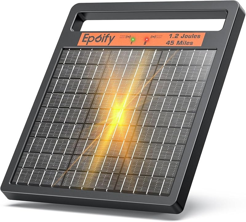 Solar Electric Fence Charger LD02, 1.2J with Short Circuit Alarm — electric-fence-charger for electric fence charger