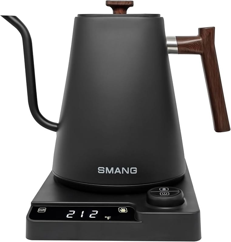 Electric Kettles, Gooseneck Electric Kettle, ±1℉ Temperature Control, for Pour Over Coffee and Tea, 304 Stainless