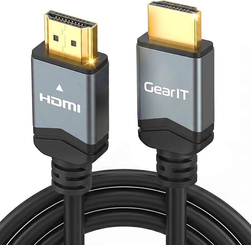 GEARit 8K HDMI 2.1 Cable 10 Ft, 48Gbps Ultra High Speed, 4K 120Hz for PS5 — certified 8K for best HDMI 2.1 cable best