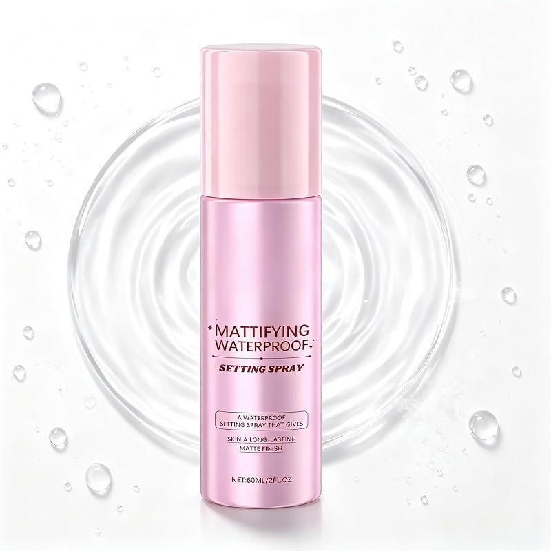 Flawless Setting Spray + Primer, Matte Finish Makeup Fixing Spray 2 Fl. Oz — makeup setting spray replacement for