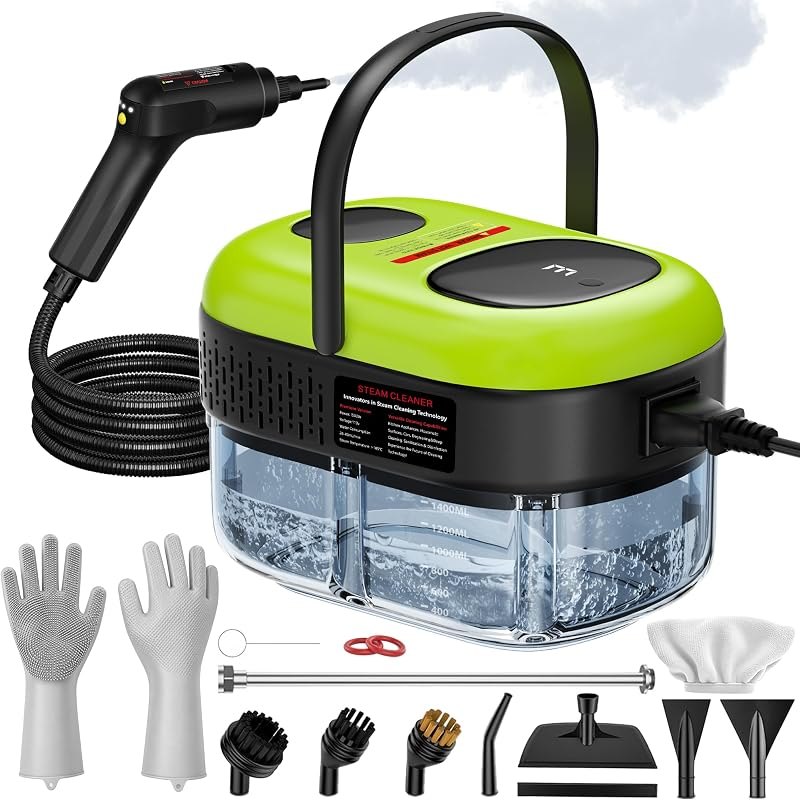 Steam Cleaner for Home Cleaning: 3-Level Control Portable Handheld Steamer — best handheld steam cleaner for handheld