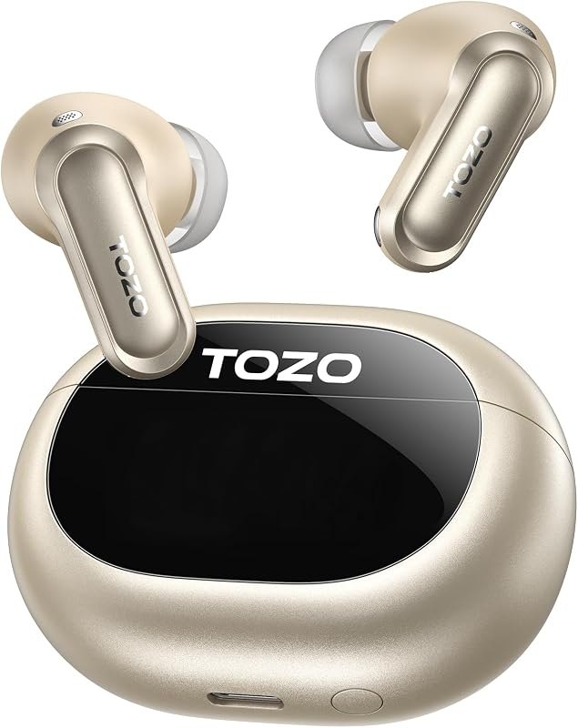 NC20 Active Noise Cancelling Wireless Earbuds LDAC Hi-Res Bluetooth — Tozo for best earbuds under 100 best rated