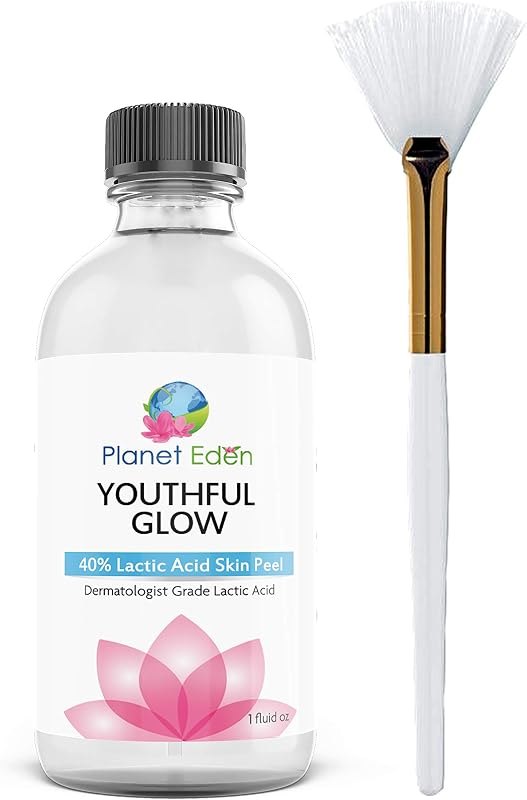 Planet Eden 40% Lactic Acid Skin Peel, Exfoliating Facial Chemical Peel — lactic acid exfoliant kit for lactic acid