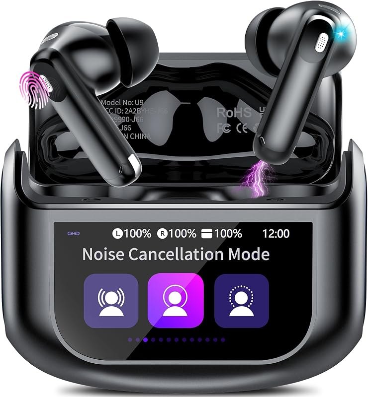 Active Noise Cancelling Ear Buds 48H Wireless Earbuds with Touch Screen — Jabra for best earbuds under 100 under 40