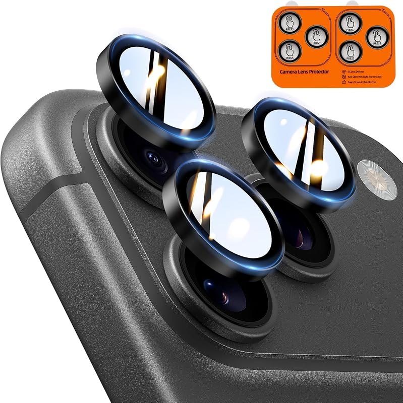 TOCOL 2 Pack for 18 Pro Max / 18 Pro Camera Lens Protector — camera lens protector for best iPhone 18 Pro accessories