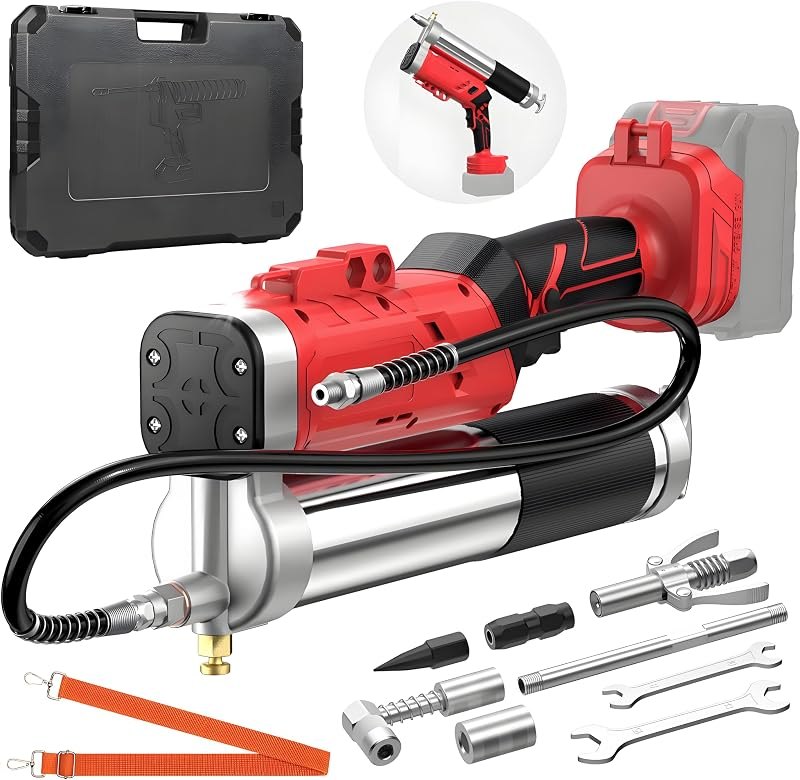 Cordless Grease Gun Compatible with Milwau-kee 18V Battery, Tool Only — grease-gun-replacement for grease gun no