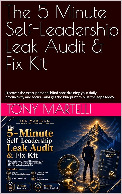 The 5 Minute Self-Leadership Leak Audit & Fix Kit: Discover the exact personal blind spot draining your daily