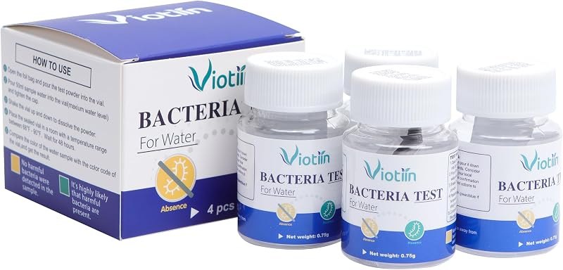 4 Pack E. Coli & Coliform Bacteria Water Test Kit — Well Water pack for well water kit