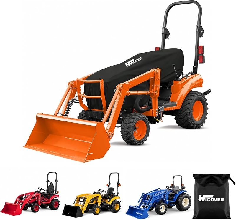 1200D Tractor Cover,Waterproof Oxford Compact Tractor Upper Body Cover — lawn-tractor-seat-cover for tractor seat