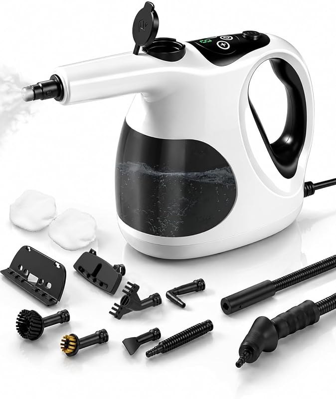 Handheld Steam Cleaner for Home — handheld steam cleaner no leak for handheld steam cleaner durable heavy duty