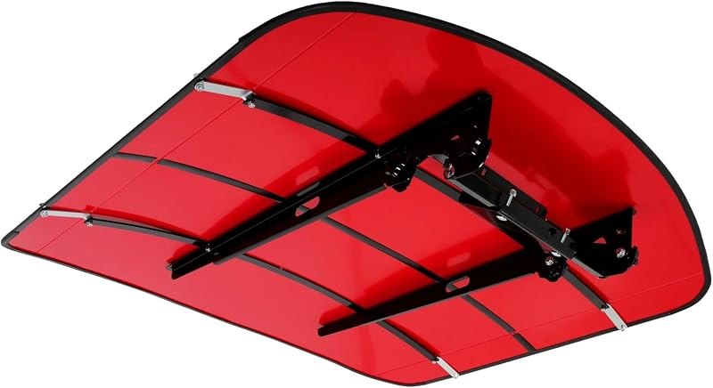 52" x 52" Red Tractor ROPS Canopy Top Cover Compatible with Tractors, Complete with All Mounting Hardware —