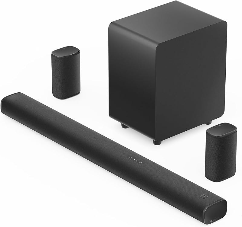 Quintet 5.1.2 CH Dolby Atmos Soundbar with Wireless Surround Speaker — with sub for best soundbar