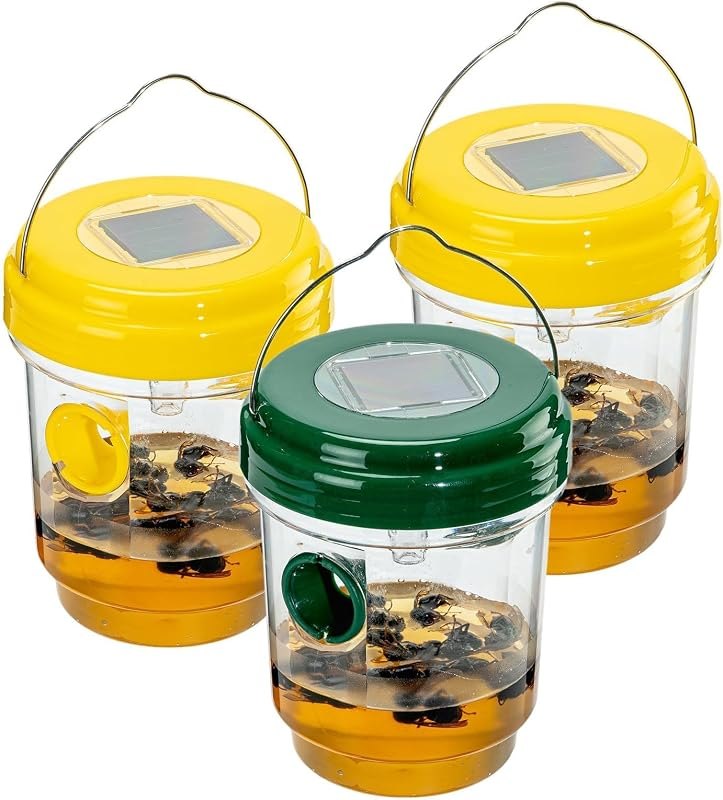 3pc Wasp Traps Outdoor Hanging — wasp trap for yellow jacket trap