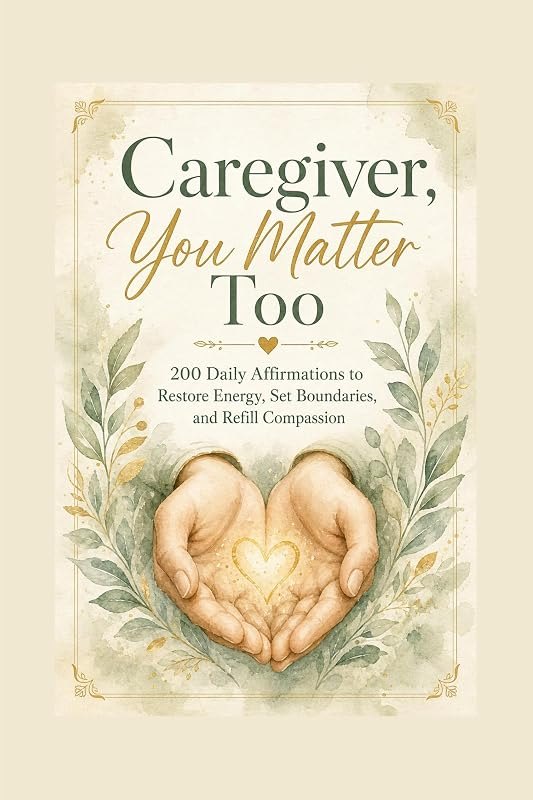 Caregiver, You Matter Too: 200 Daily Affirmations to Restore Energy, Set Boundaries, and Refill Compassion — Amazon