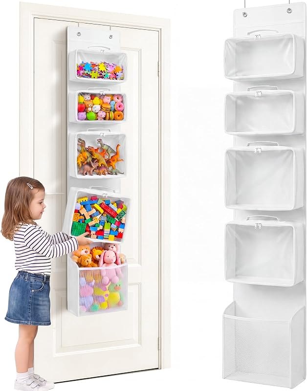 Over the Door Storage, Over the Door Toy Organizer, Hanging Toy Storage — over the door organizer pack for over the