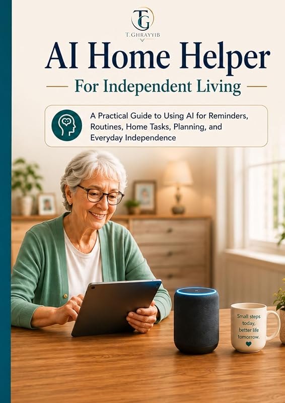AI Home Helper for Independent Living.: A Practical Guide to Using AI for Reminders, Routines, Home Tasks, Planning