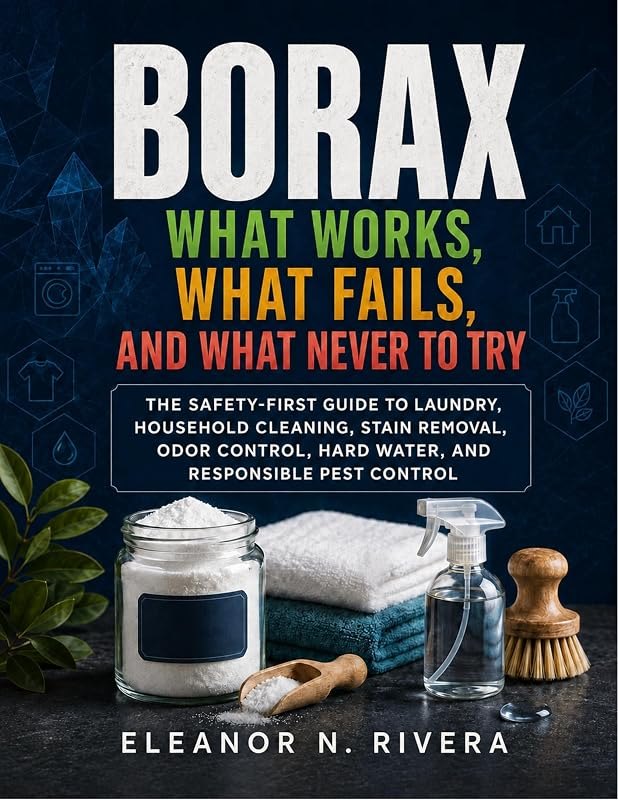 Borax: What Works, What Fails, And What Never to Try: The Safety-First Guide to Laundry, Household Cleaning, Stain