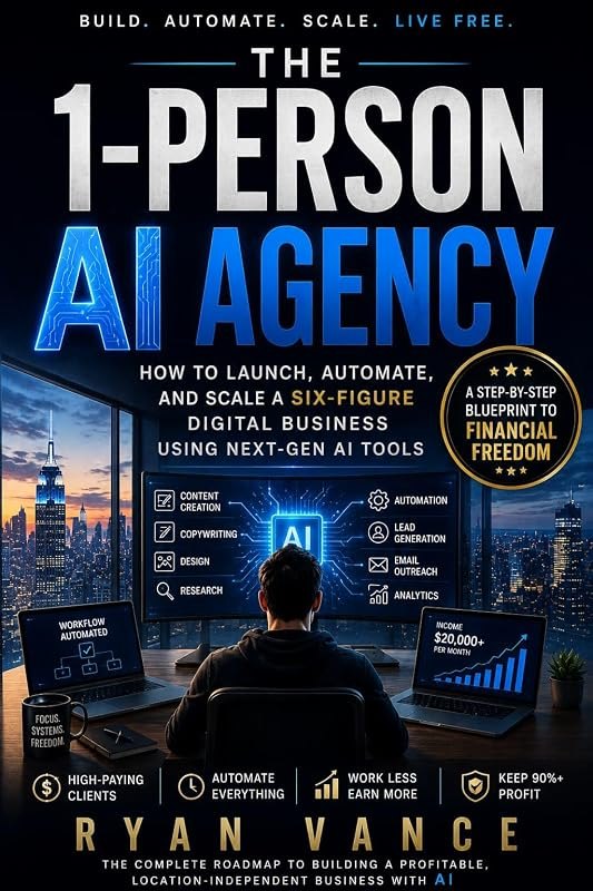 THE 1-PERSON AI AGENCY: How to Launch, Automate, and Scale a Six-Figure Digital Business Using Next-Gen AI Tools — AI