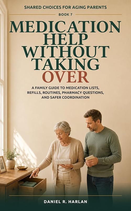 Medication Help Without Taking Over: A Family Guide to Medication Lists, Refills, Routines, Pharmacy Questions, and