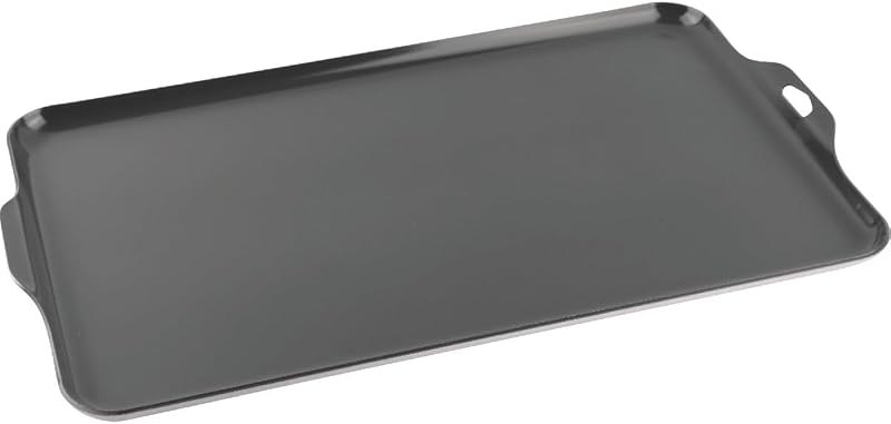 Coghlan's Camp Griddle, Lightweight Aluminum, 17.5 x 10 Size, Non-Stick Ceramic Coating Cooking Surface for Two Burner