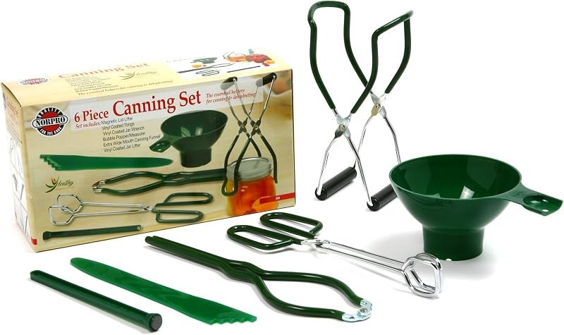 Norpro Canning Essentials Boxed Set, 6 Piece Set — Canning, dehydrating, and flock gear for canning dehydrating flock