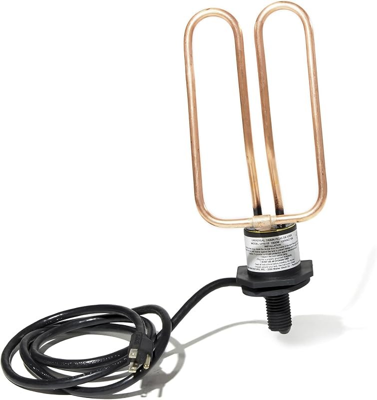 Farm Innovators UPH-15 Universal Drain Plug Tank De-Icer, 1500 Watts — stock tank heater for poly stock tank rated