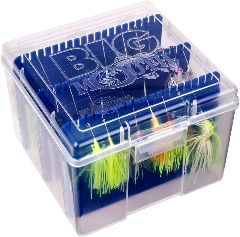 Flambeau Outdoors 00330 Medium Spinnerbait Box, Fishing Bait and Lure Organizer, Clear — Tackle that does not rust in