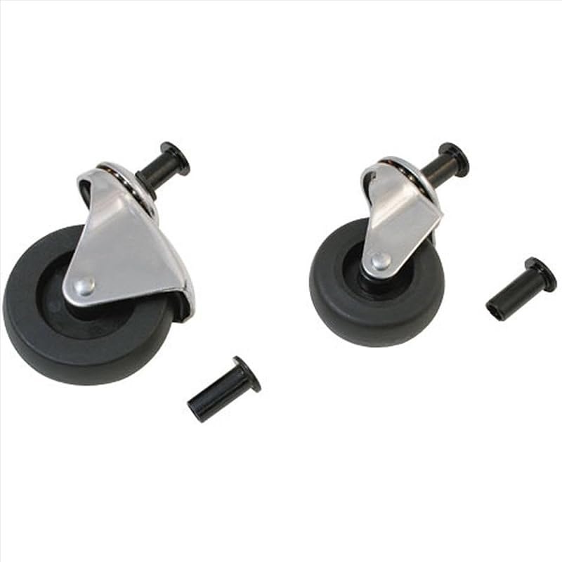 Sunex 8503 2-1/2-Inch Replacement Caster Assembly For Creeper, Red — Jack stands, drain pans, and creeper for jack