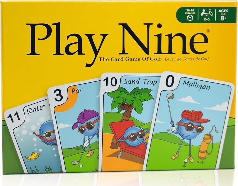Play Nine The Card Game of Golf, Ages 8 and Up, Couples Date Night Gift, Game Night Favorite, 15 Min Gameplay, Family