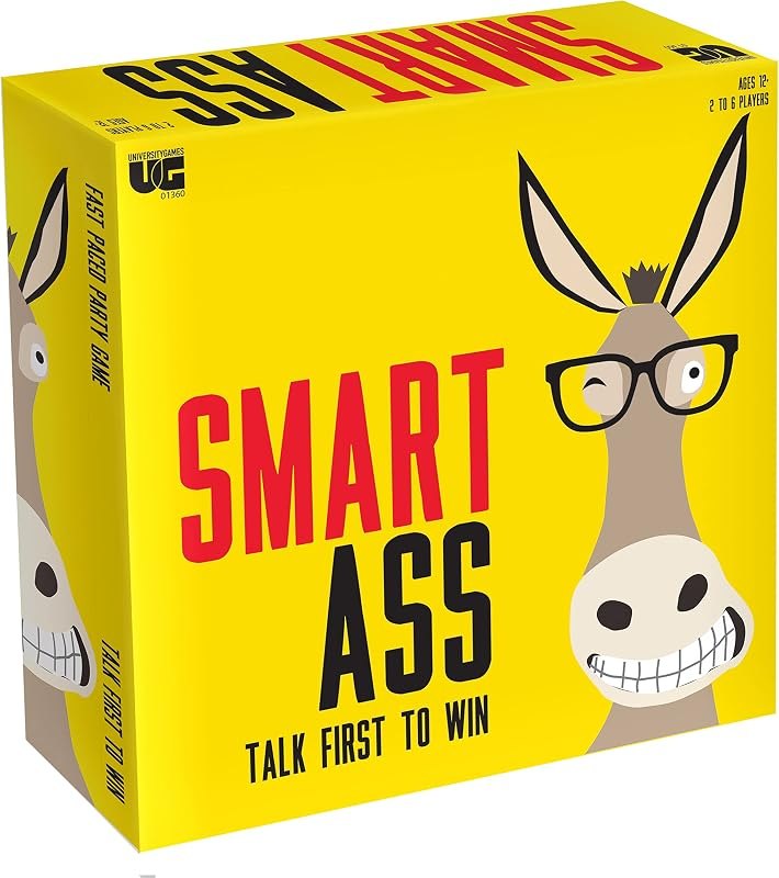 Smart Ass Fast-Paced Trivia Board Game for Families, Ages 12+ — Amazon Games to keep you entertained for games keep
