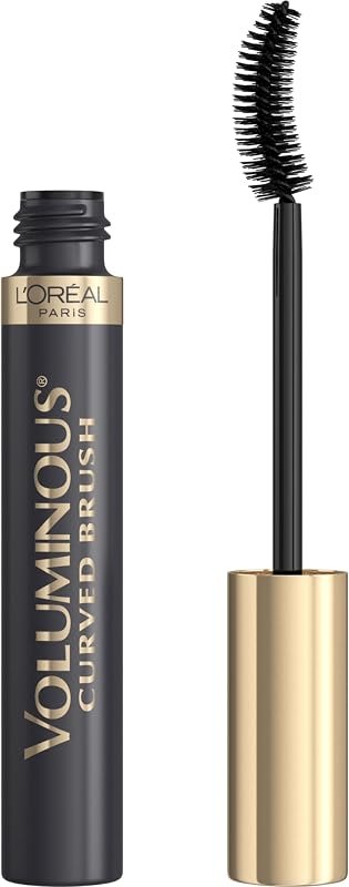 L'Oreal Paris Makeup Voluminous Original Curved Brush Mascara, Black, 0.28 Fl Oz — makeup mascara for makeup mascara