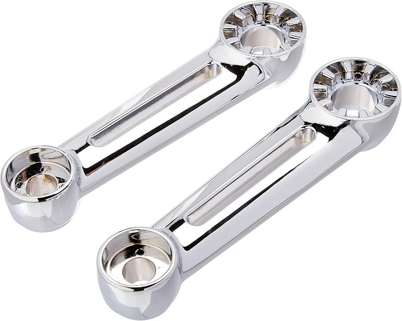 Kuryakyn 4061 Motorcycle Foot Control Component: 6" Long Arms for Ergo & Ergo II Cruise Mounts, Chrome, 1 Pair,black —