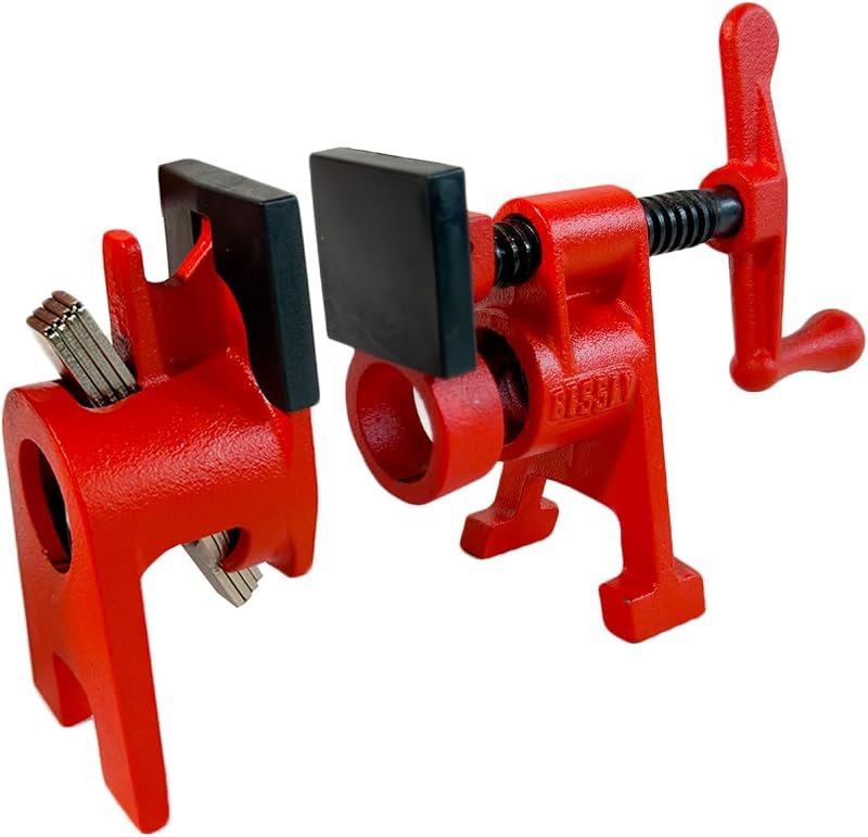 Bessey BPC-H34, 3/4-In. H Style Pipe Clamps - Incredibly Versatile, Easy To Assemble, Indespensable Workshop Clamp For