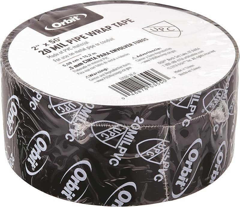 Orbit 53550 2" x 50' Pipe Wrap Tape — Leak tape, supply lines, and the 2 a for leak tape supply lines